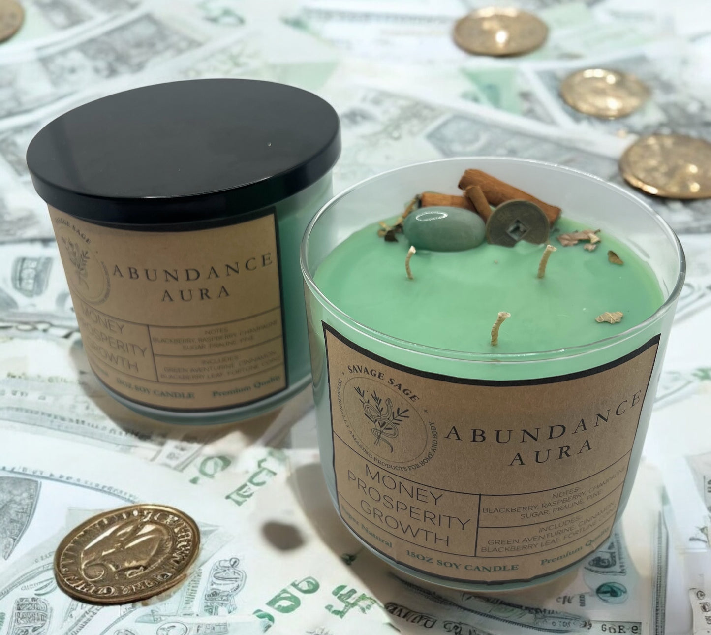 Abundance Aura Intention Candle