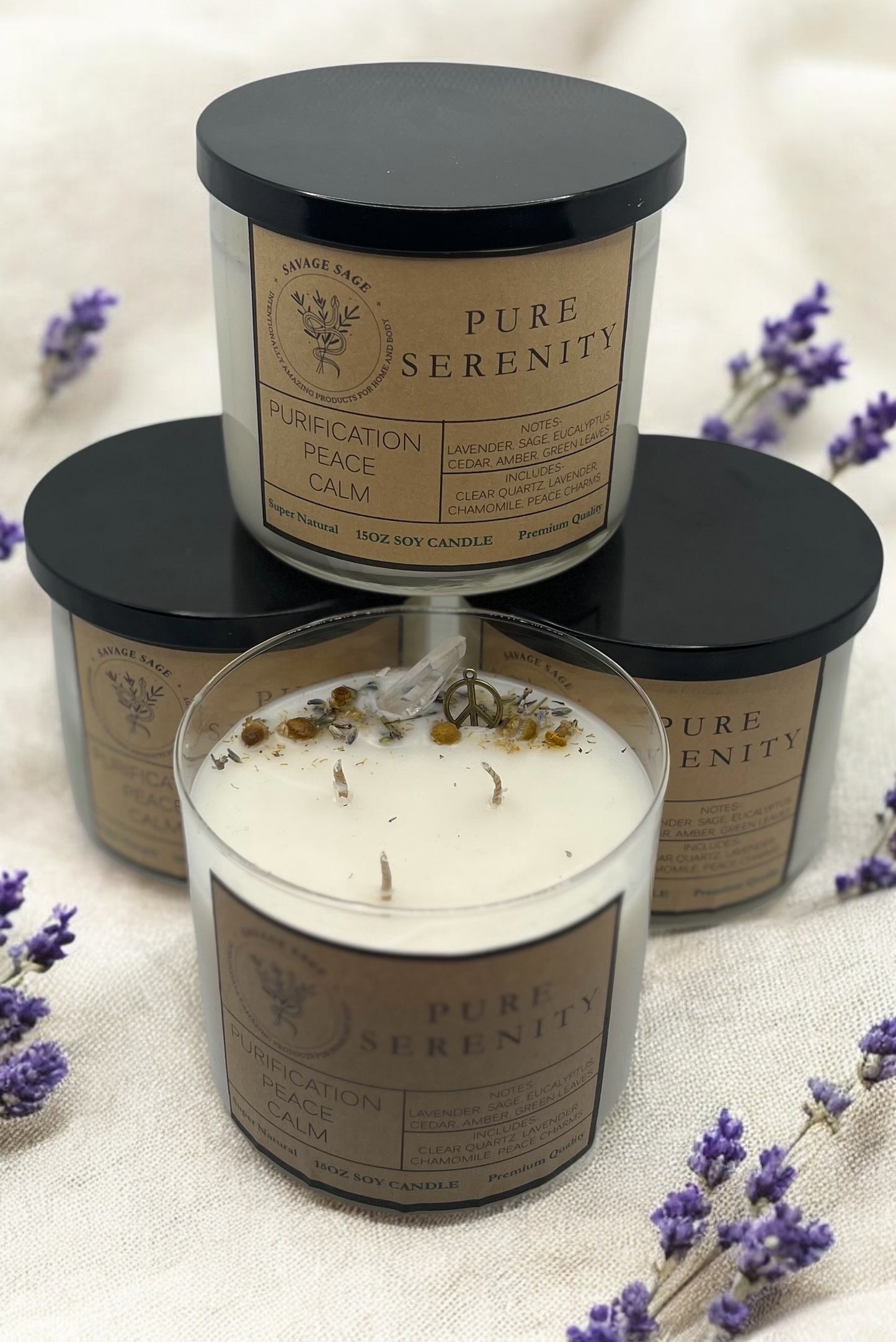 Pure Serenity Intention Candle