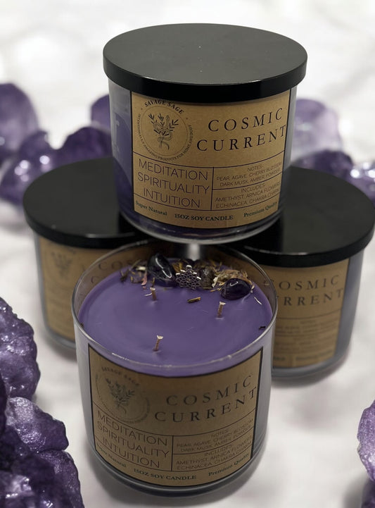 Cosmic Current Intention Candle