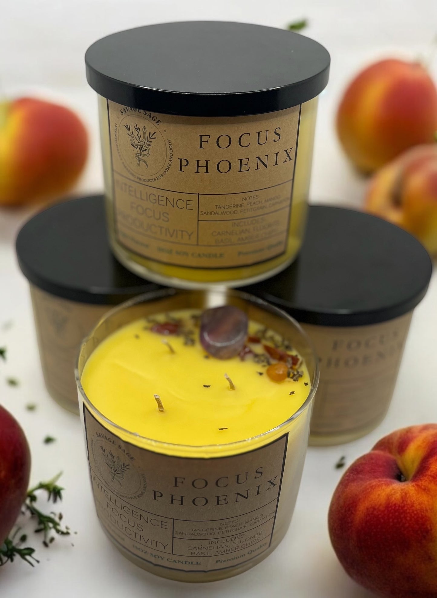 Focus Phoenix Intention Candle